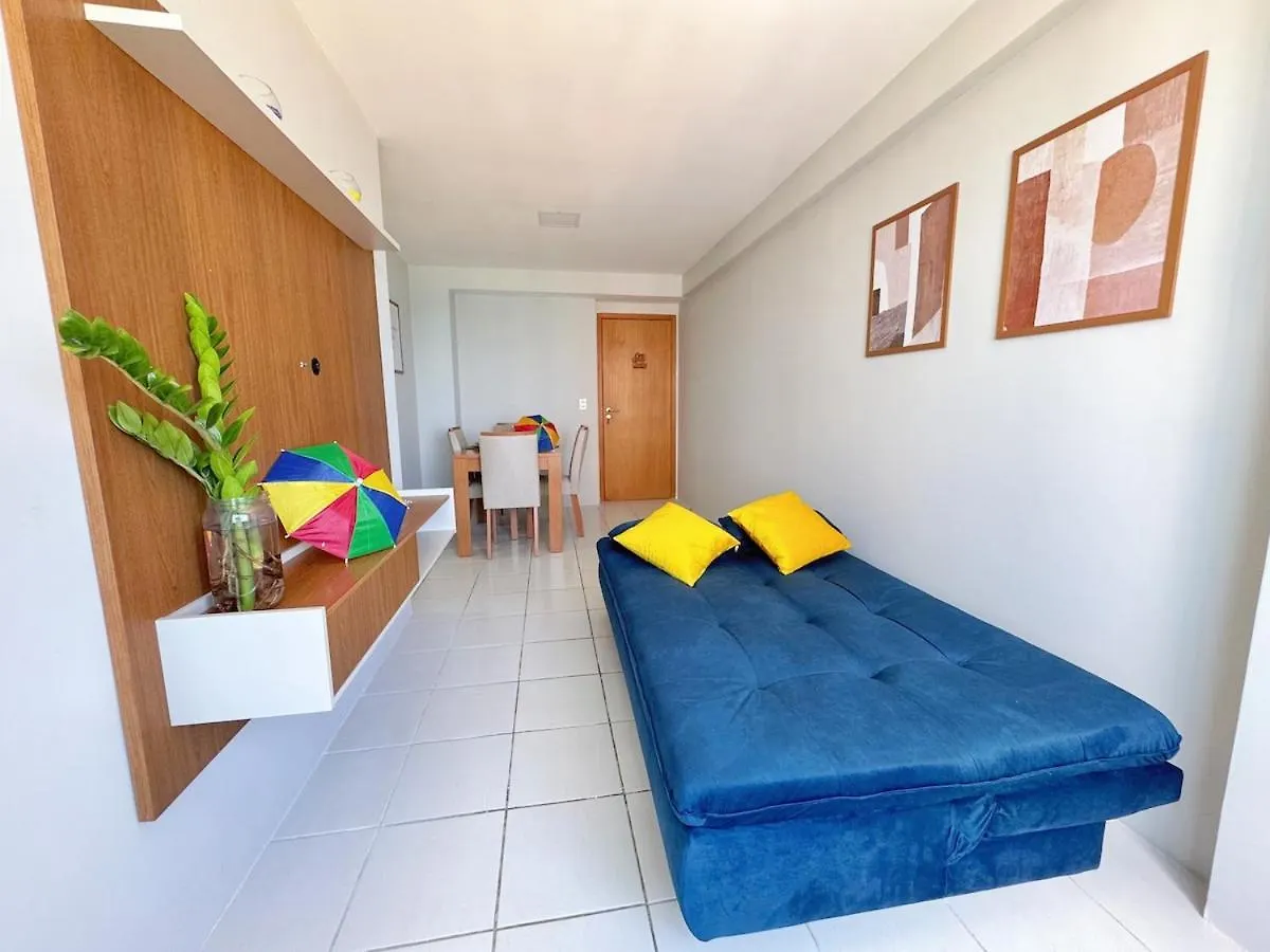 아파트 Candeias Beach - Vista E Local Maravilhosos 헤시피