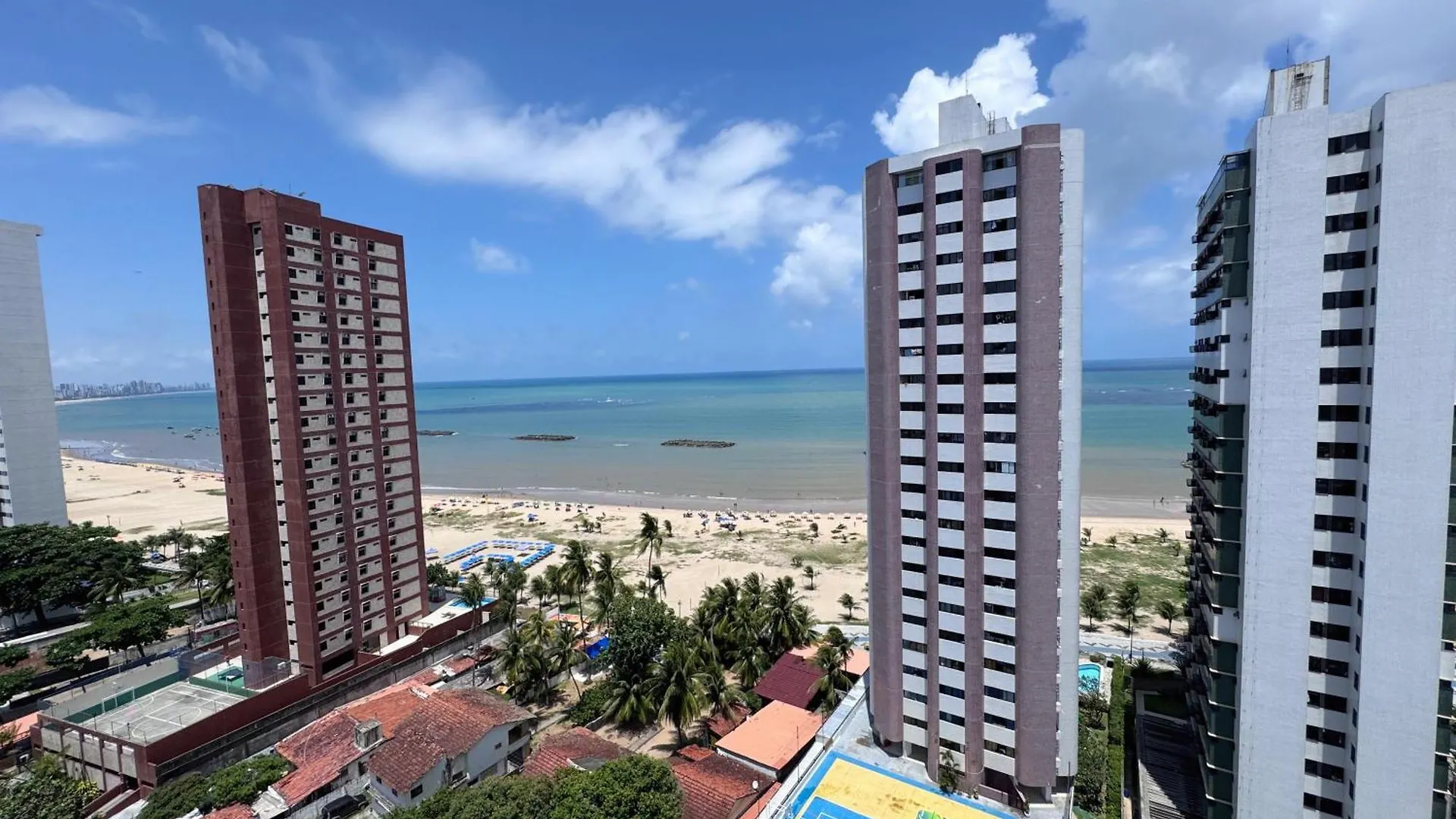 아파트 Candeias Beach - Vista E Local Maravilhosos 헤시피